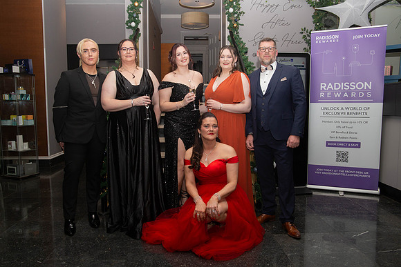 Black tie guests photographed at the Gift of Life Ball organ donation event in Ireland