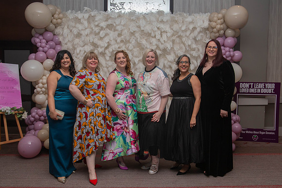 Guests attending the Gift of Life Ball in Ireland to commemorate organ donors and recipients