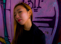 Portrait of So Hee at the Continental Warehouse in Hanover, Germany