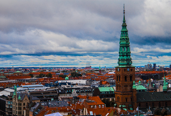 Spiraling Copenhagen, Denmark