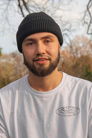 Portrait of Josh for a clothing brand in Birmingham, England