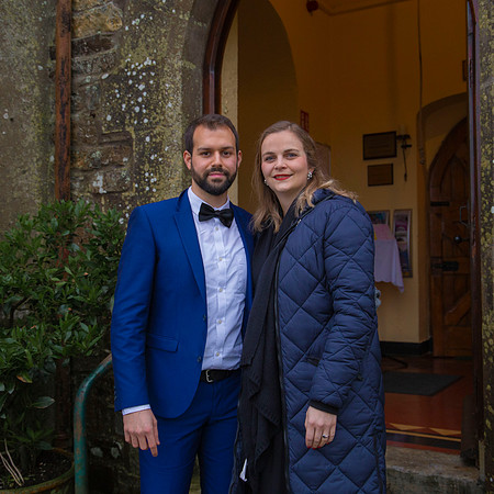 Bride and groom wedding portrait in Cork, Ireland 3