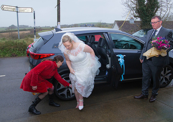 Bride and groom wedding portrait in Cork, Ireland 4