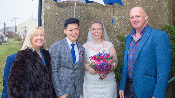Elegant wedding portrait in Cork, Ireland 8