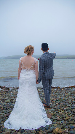 Bride and groom wedding portrait in Cork, Ireland 14