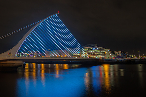 Samuel Beckett Bridge Dublin Docklands View, Dublin, Ireland