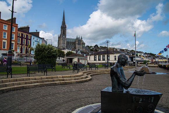 Waterfront view in Cobh, County Cork, Ireland