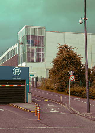 Street scene near Tesco in Ballincollig, County Cork, Ireland