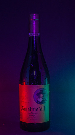 Faustino VII Roja Spanish Wine Neon Light