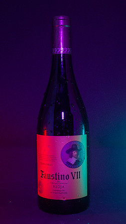 Faustino VII Roja Spanish Wine Neon Light