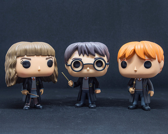 Funko Bobblehead - Hermione Granger,  Harry Potter and Ron Weasley