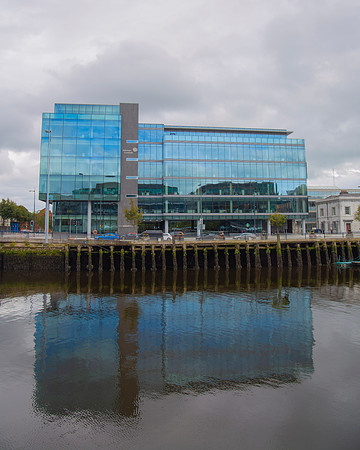 Cork Docklands waterfront scene, view 1