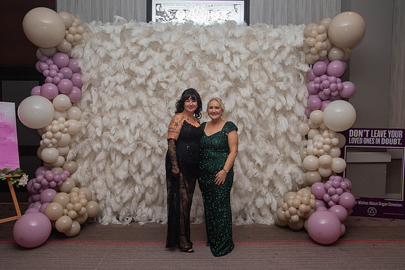 Guests attending the Gift of Life Ball in Ireland to commemorate organ donors and recipients